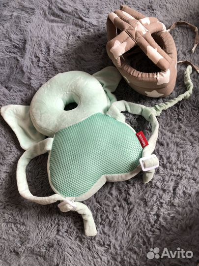 Рюкзак-подушка и шлем от падения