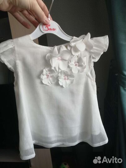 Блузка для девочки 86