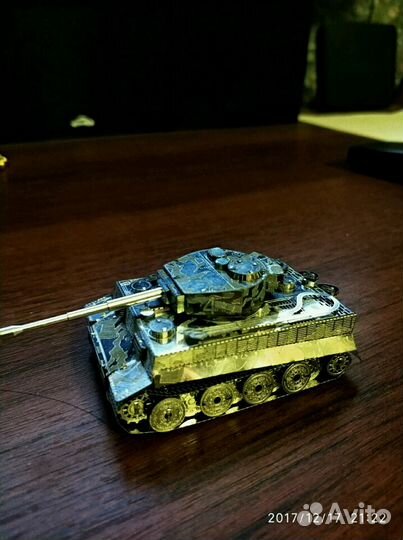 Модель танка 3d сборка из металла