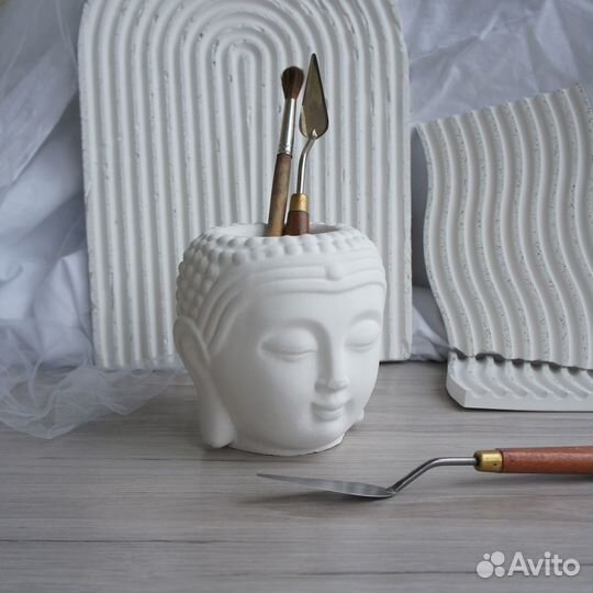 Подсвечник, подставка для мелочей Голова Будды, ор