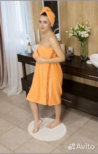 Банный набор с вышивкой