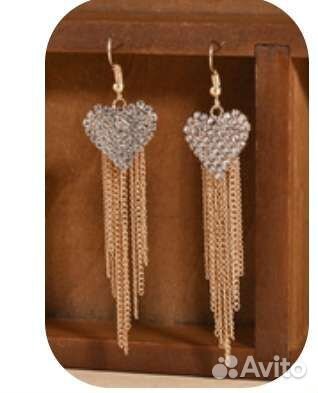 Серьги-сердца