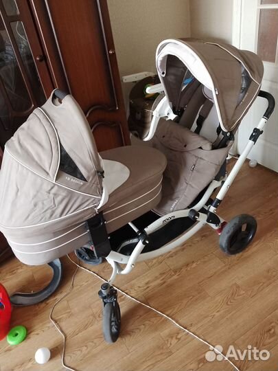 Коляска для двойни zoom