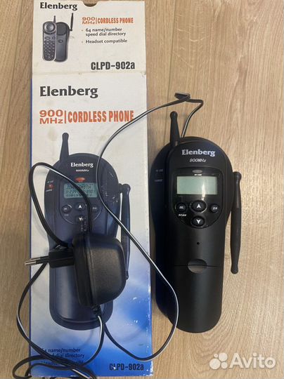 Телефон беспроводной Elenberg clpd-902A новый