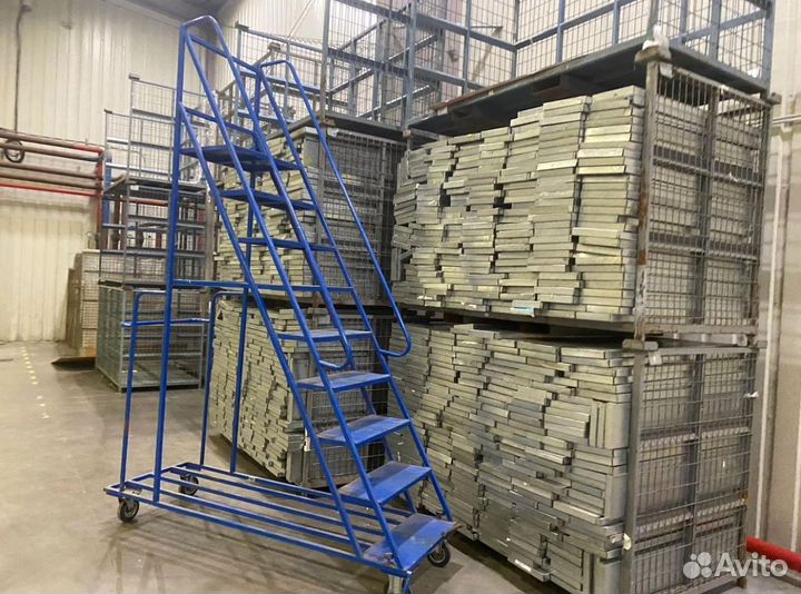 Стеллажи паллетные Мезонин бу полочный