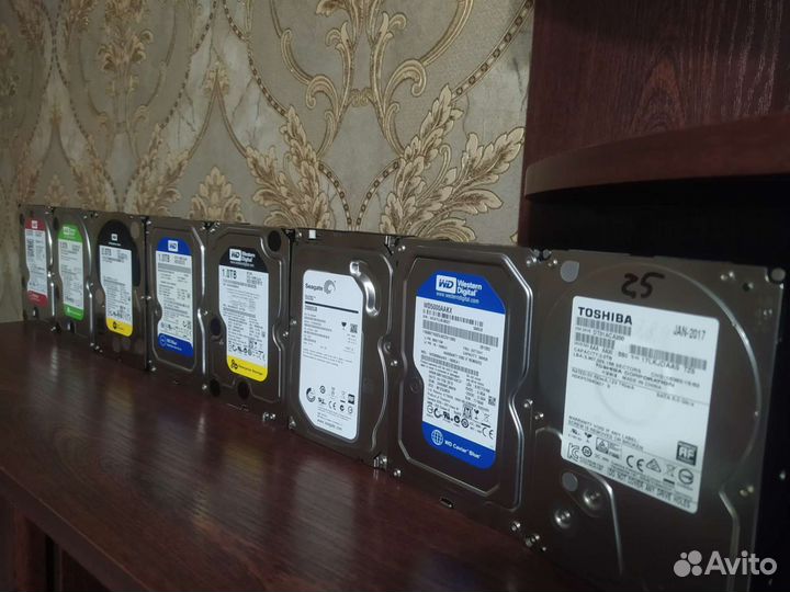 Жёсткие диски 6Tb 4Tb.3тTb 2Tb 1Tb. 500Gb 250G