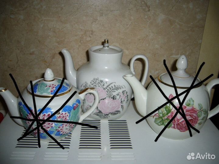 Чайники в основном из СССР