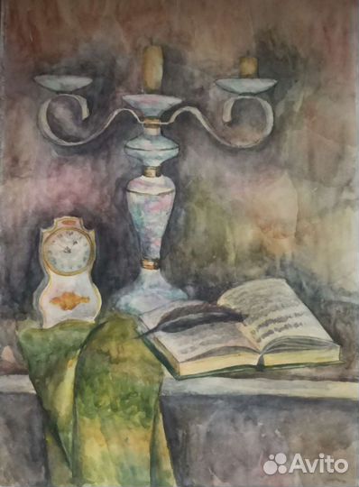 Картина акварель натюрморт