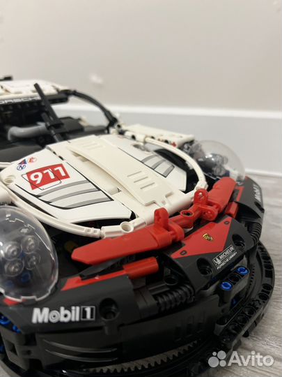 Lego technic porsche 911. Готовая машина лего