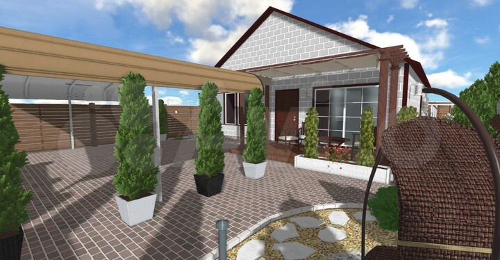 Дом 102,1 м² на участке 6,3 сот.