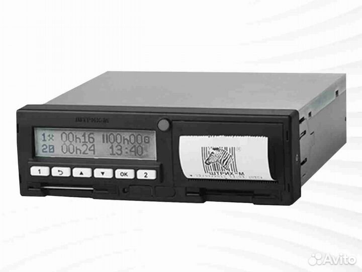 Тахограф Штрих М с скзи (нкм).С подключением