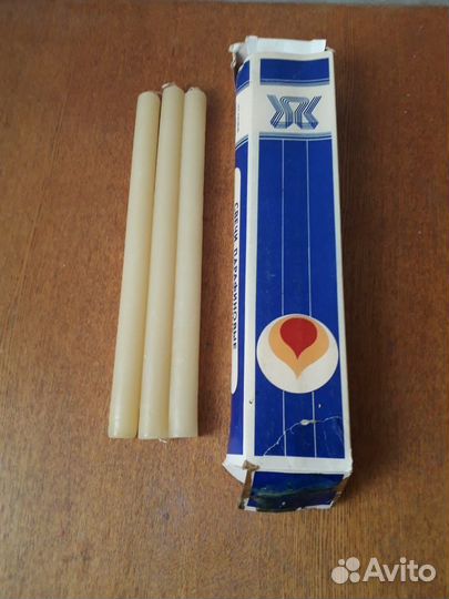 Свечи парафиновые СССР