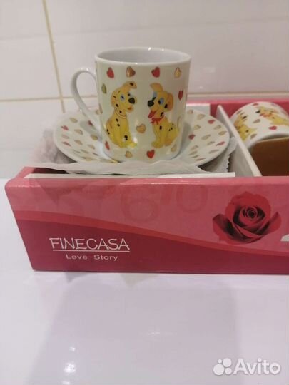 Кофейная пара фарфор