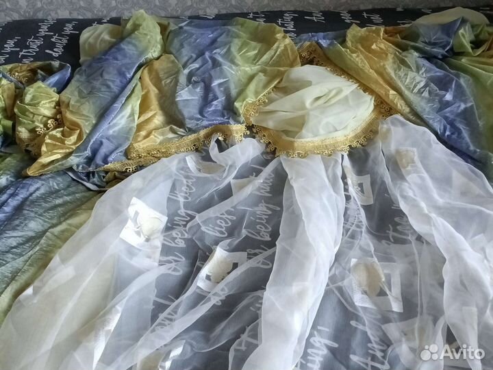 Шторы и тюль в комплекте с балдахином