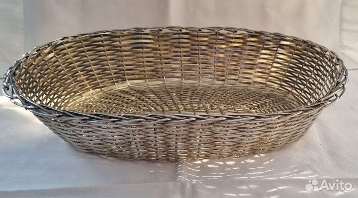 Плетеные корзинки серебрение франция