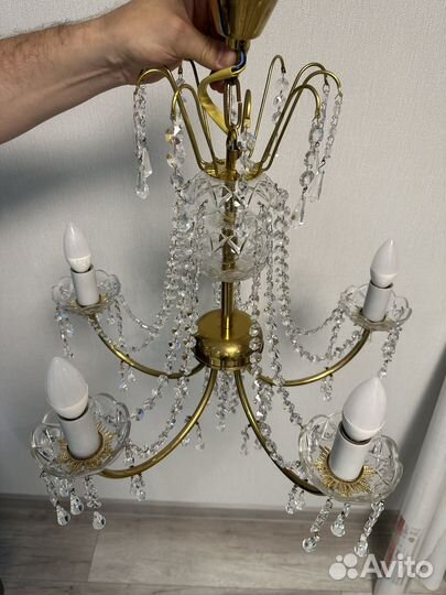 Люстра хрустальная чехия