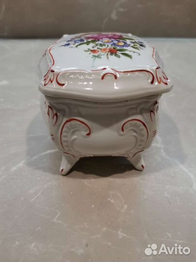 Шкатулка фарфоровая винтаж ГДР