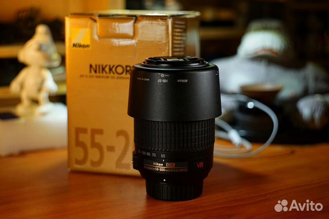 Объектив DX Nikon Af-s nikkror 55-200mm (VR)