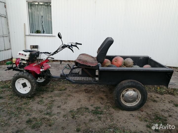 Продам мотоблок с телегой