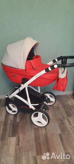 Коляска 2 в 1 riko basic эко кожа