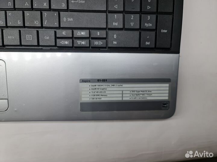 Ноутбук Acer Aspire E1-531 с Гарантией