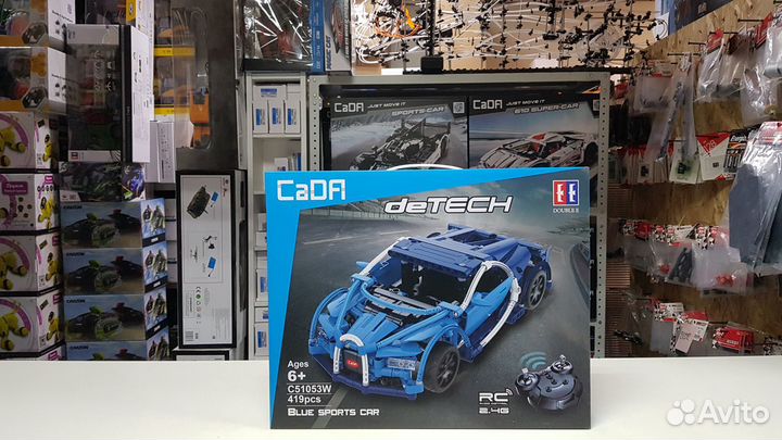 Радиоуправляемый конструктор cada deTech Бугатти