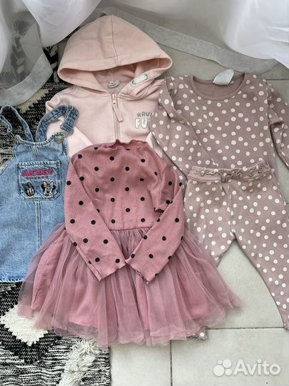 Детские вещи пакетом на девочку 2-3 года