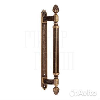 Дв. ручка-скоба Corona 0102 (457/315 мм) антич. бр