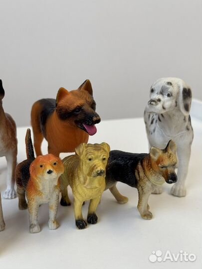 Фигурки собак разных пород пакетом