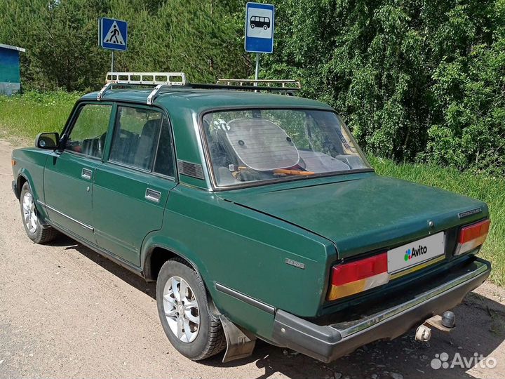 ВАЗ 2107 1.5 МТ, 1997, 76 600 км