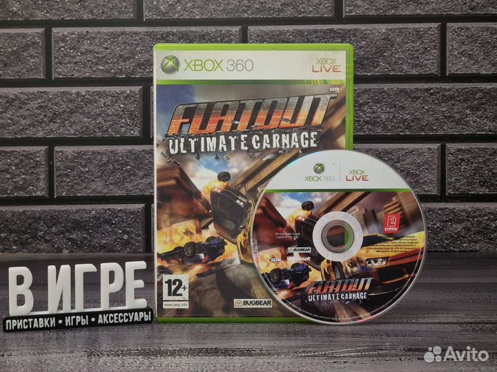 Игра FlatOut: Ultimate Carnage (Xbox 360)