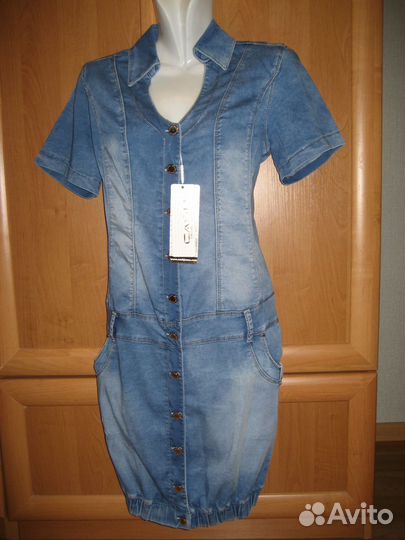 Джинсовое платье