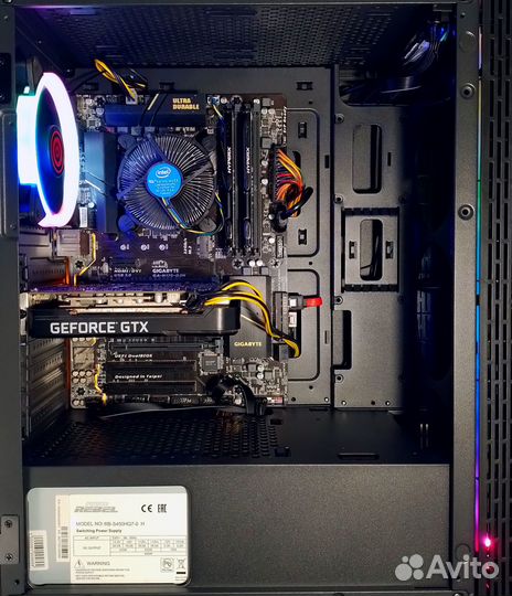 Игровой пк I5 7400/16GB/GTX1660 Ti/SSD+HDD