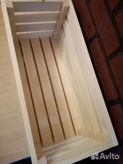 Ящик деревянный для хранения с крышкой