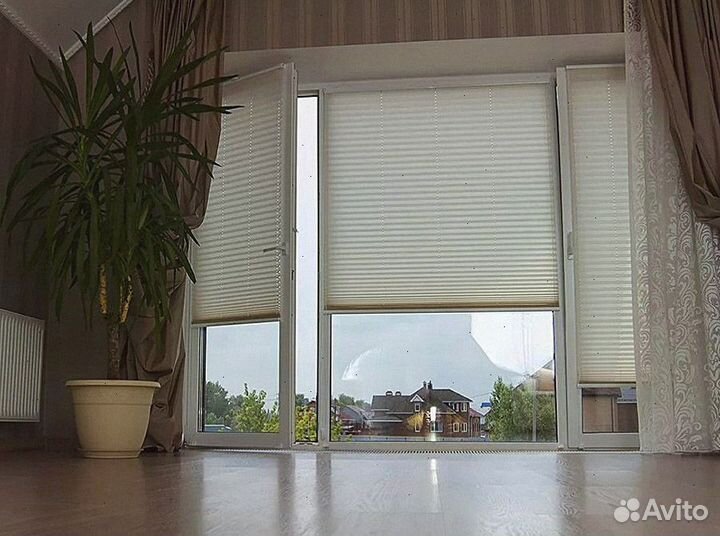 Рулонные шторы плиссе