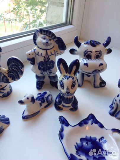 Фигурки гжель