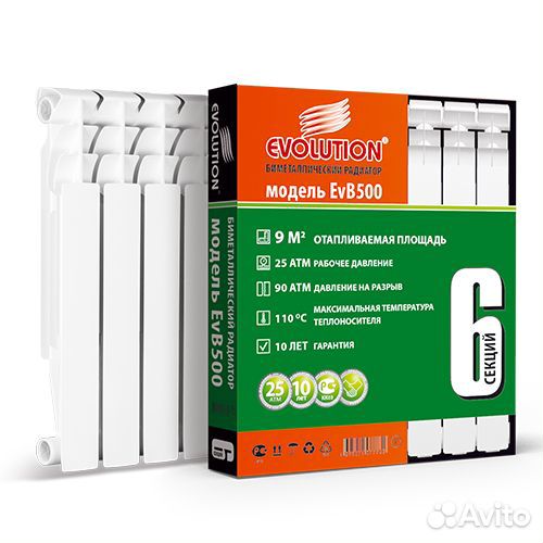 Биметаллический радиатор Evolution