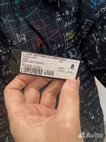 Пуховик детский 7-8 лет Dolce Gabbana новый