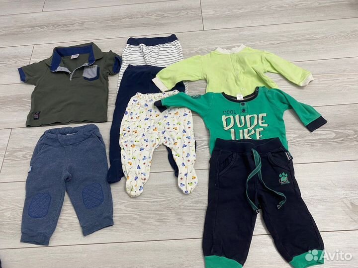 Вещи пакетом на мальчика от 6 до 12 месяцев