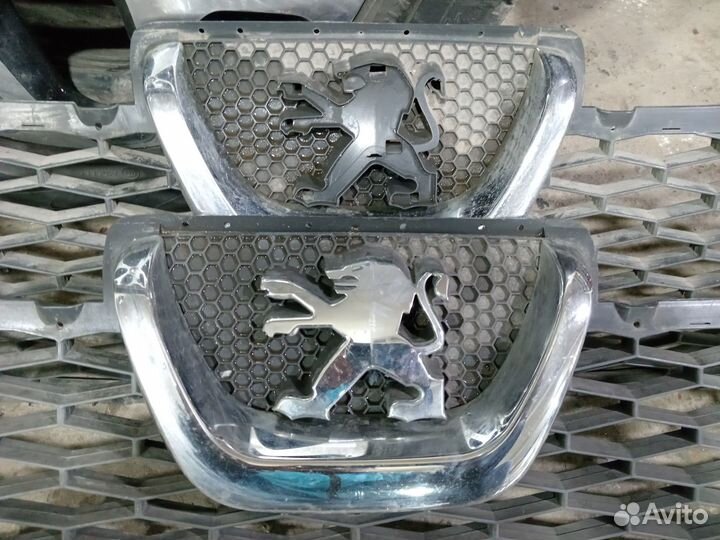 Peugeot boxer Решетка Радиатора, хром, лев