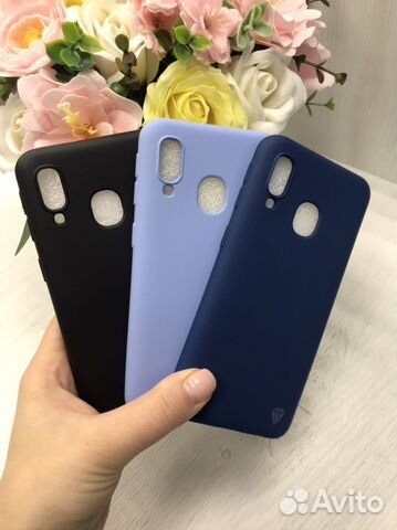 Чехол силиконовый Samsung A40