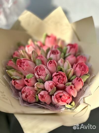 Сладкий букет тюльпанов из домашнего зефира