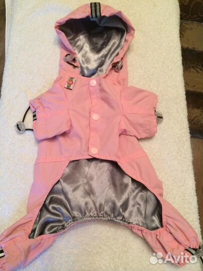 Комбинезон дождевик для собачки размер XS