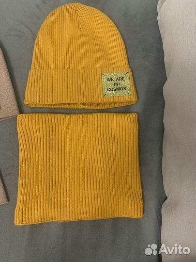 Шапка и снуд для девочки 50 52