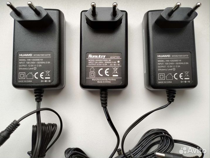 Блок питания 12v 2a huawei и huntkey Новые