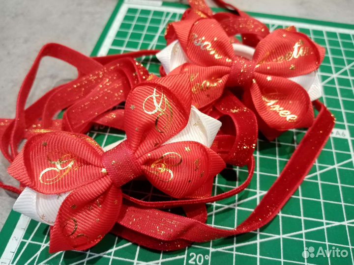 Зимние бантики под заказ и в наличии