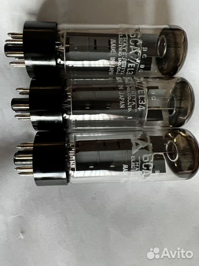 Радиолампы 12ax7, EL-34, 6CA7, 6E2, 6H3П