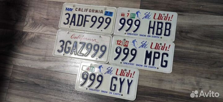 Автомобильный номер США