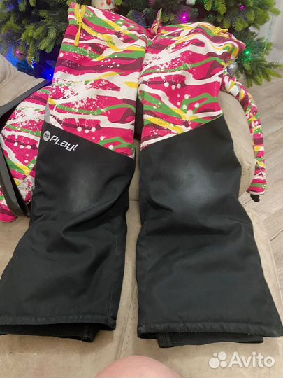 Зимний комбинезон для девочки 128