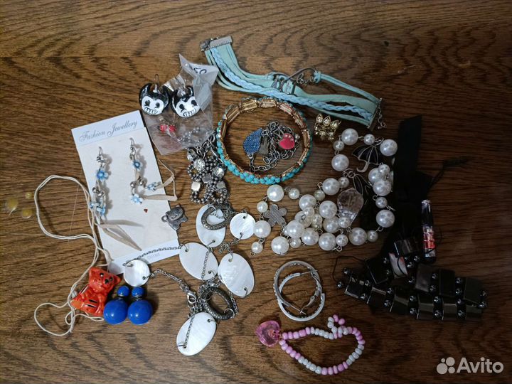 Бижутерия колье серьги браслет